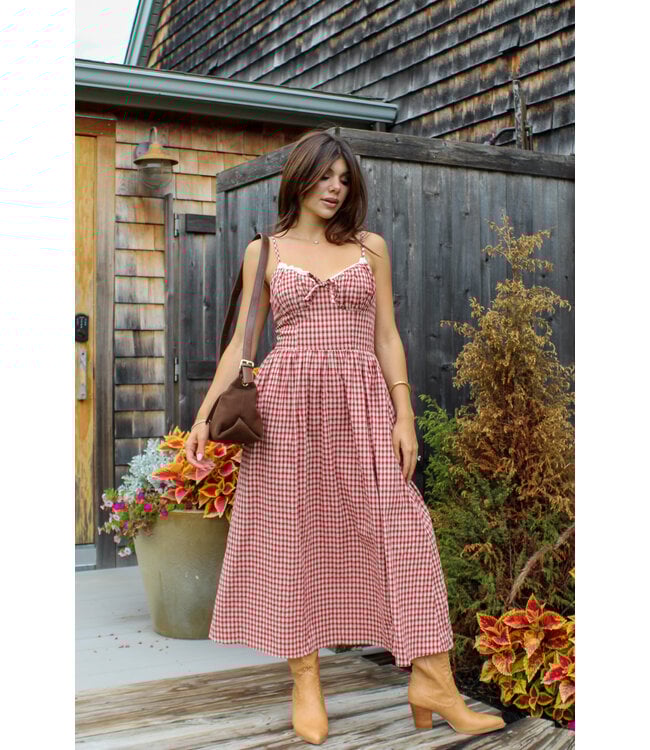 Strawberry Fields Midi Dress