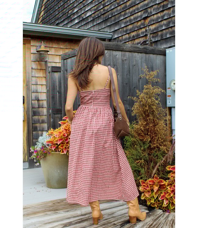Strawberry Fields Midi Dress
