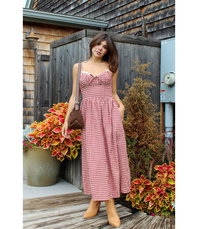 Strawberry Fields Midi Dress