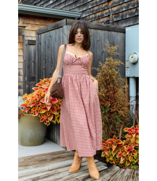 Strawberry Fields Midi Dress