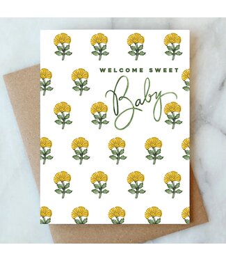 Welcome Sweet Baby Card