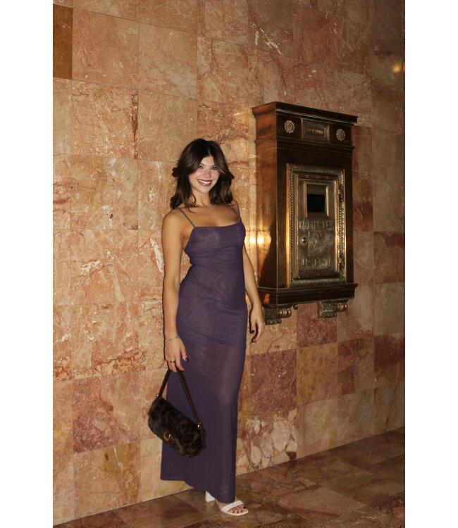 Midnight Muse Mesh Dress