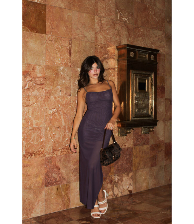 Midnight Muse Mesh Dress