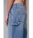 Crop & Roll Barrell Jean