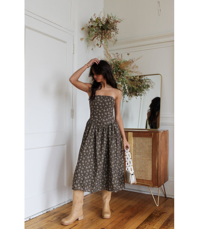 Falling Grace Midi Dress