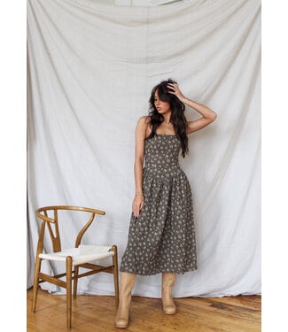 Falling Grace Midi Dress
