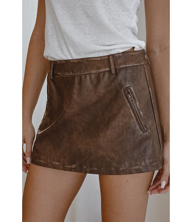 Rebel Ride Mini Skirt