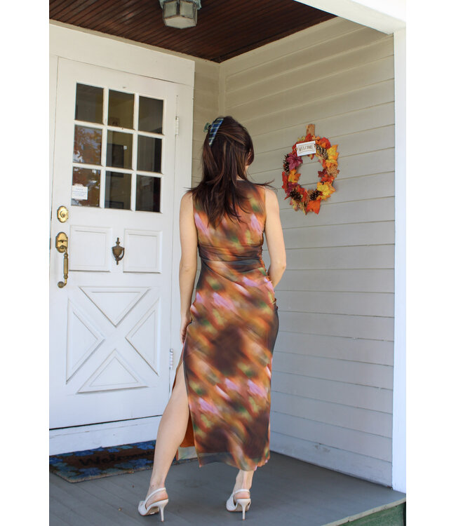 Get The Picture Midi Dress