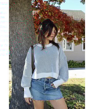 No Complaints Cropped Sweater