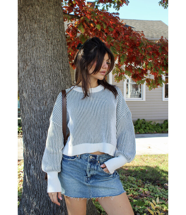 No Complaints Cropped Sweater