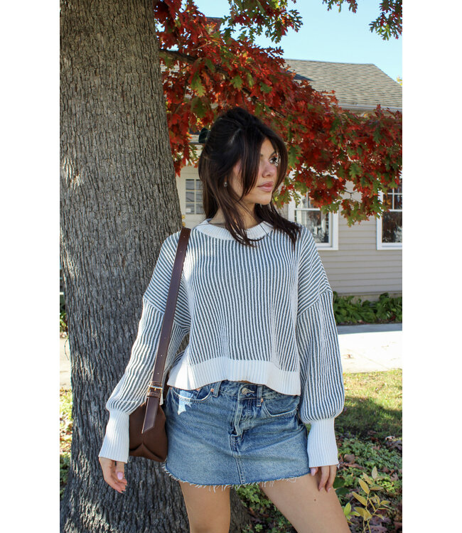 No Complaints Cropped Sweater