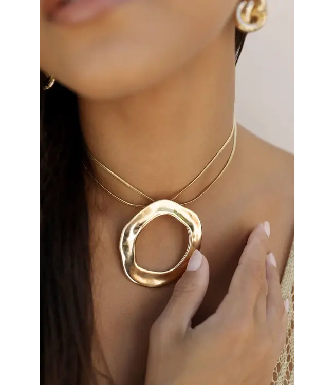 Open Circle Necklace