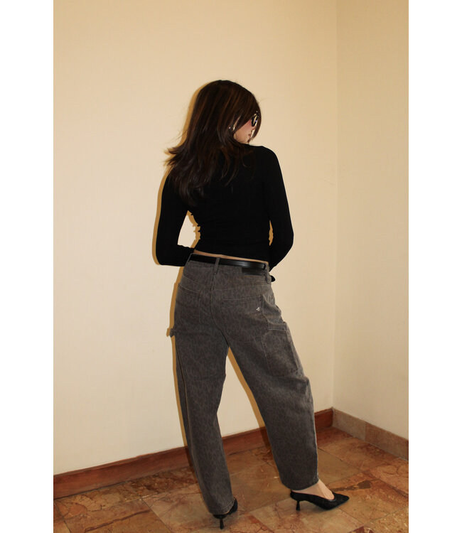 Cheetah Girl Barrel Jean