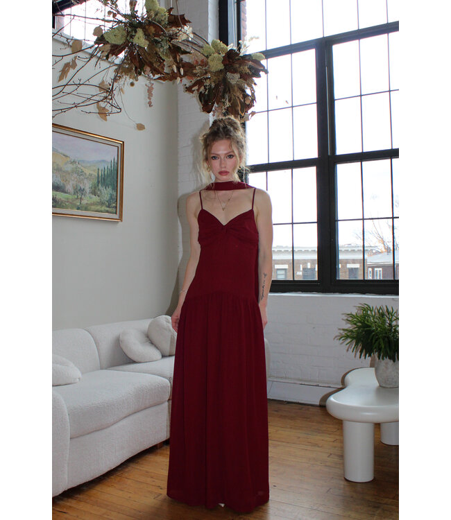 Wine Down Maxi Dress
