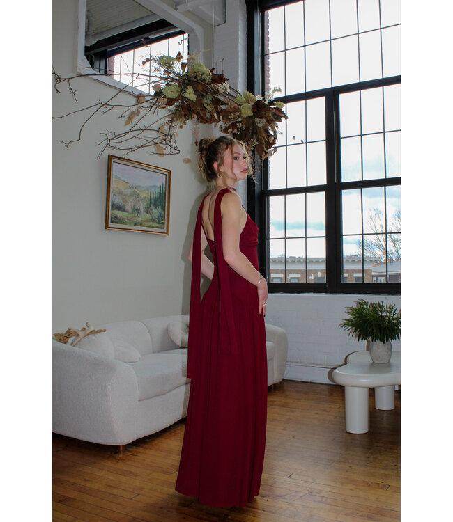 Wine Down Maxi Dress