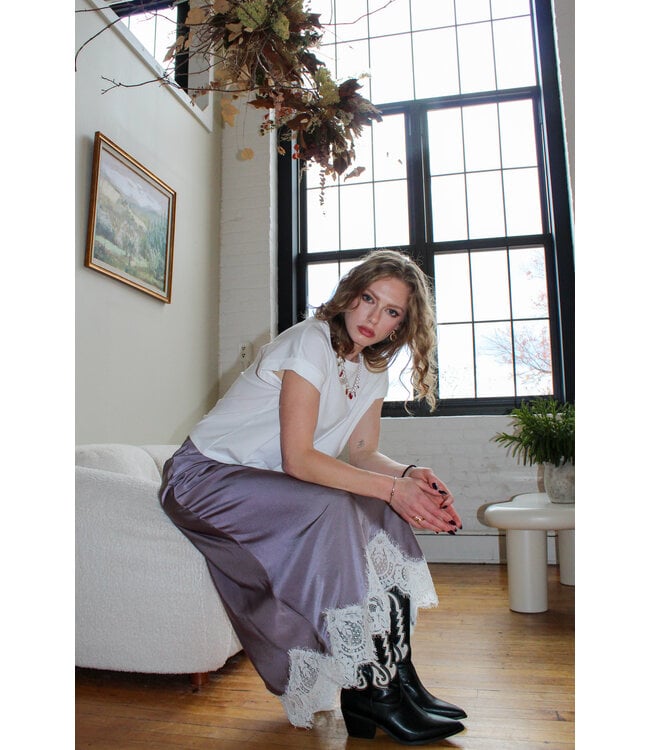 Lover's Veil Midi Skirt