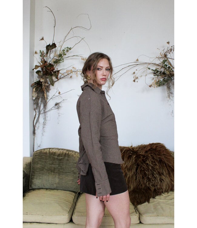 Brownstone Button Up Top