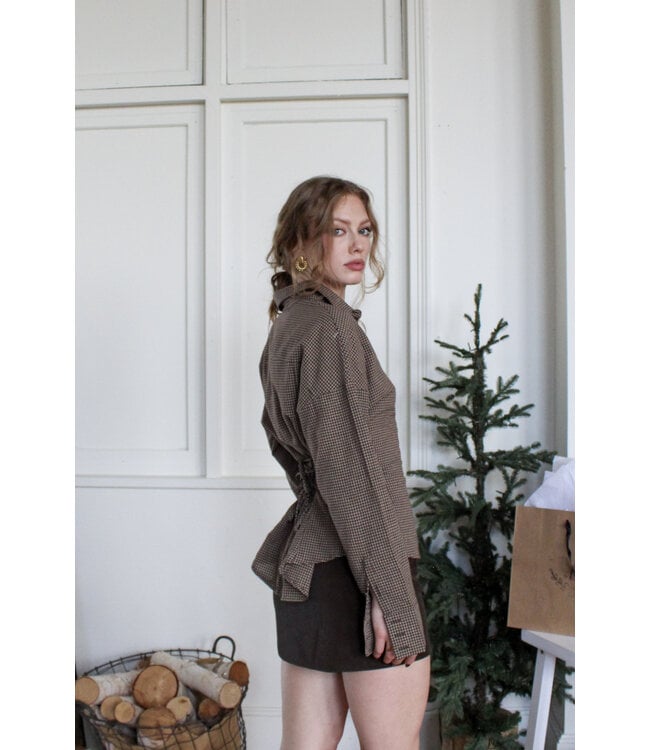 Brownstone Button Up Top