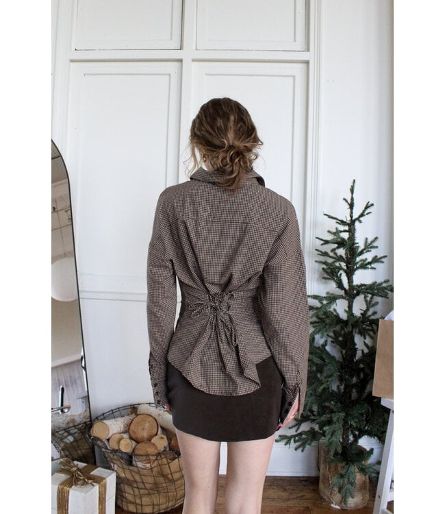 Brownstone Button Up Top