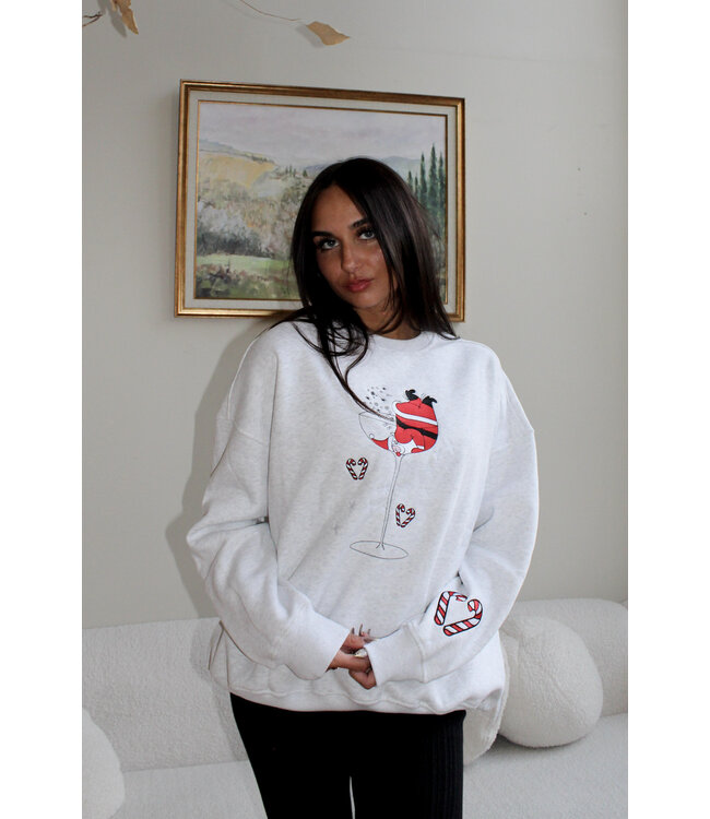 Tipsy Santa Pullover