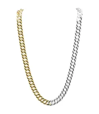 Kayla Link Two Tone Necklace