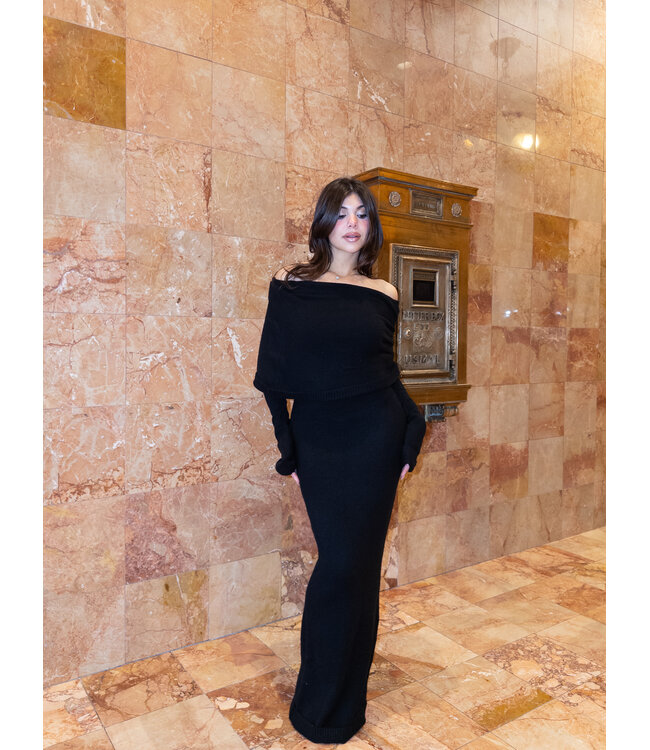 Black Ice Maxi Dress