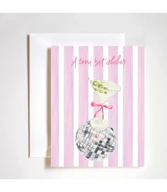 Tini Disco Birthday Card