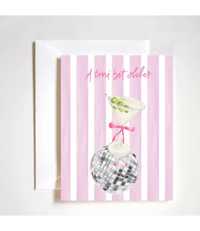Tini Disco Birthday Card