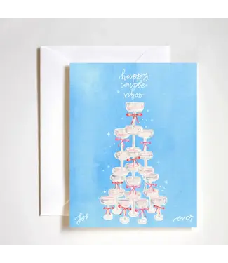 Happy Couple Engagement Card