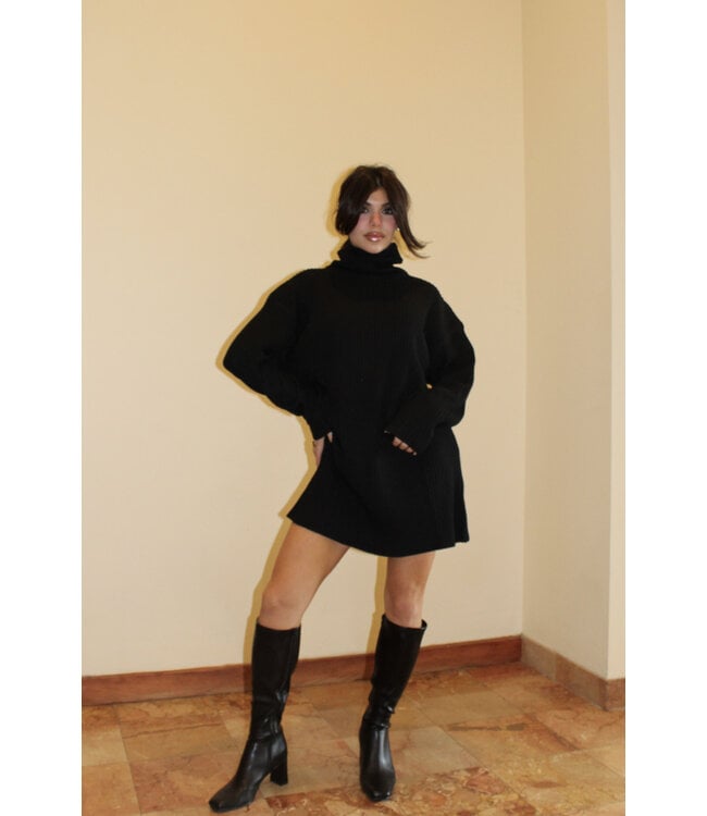 Sleepless Night Sweater Dress