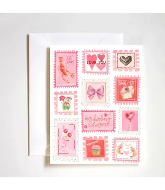 Love Stamps Valentines Card