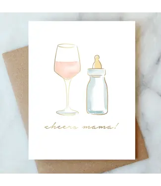 Cheers Mama Baby Card
