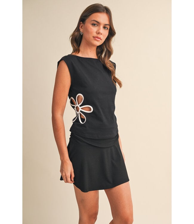 The Black Blossom Top