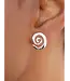 Aura Swirl Stud Earrings