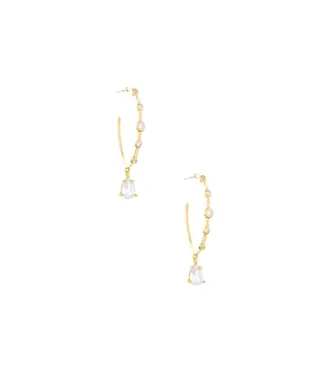 Delicate Crystal Hoop