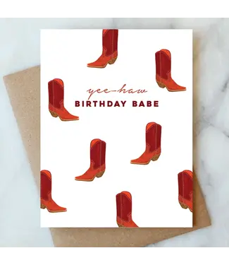 Cowgirl Birthday Card