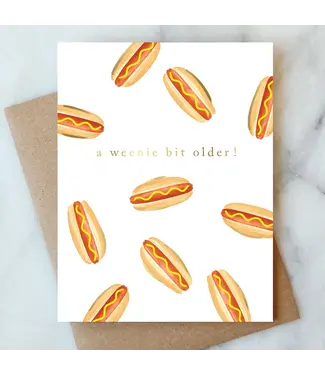 Hot Dog Birthday Card