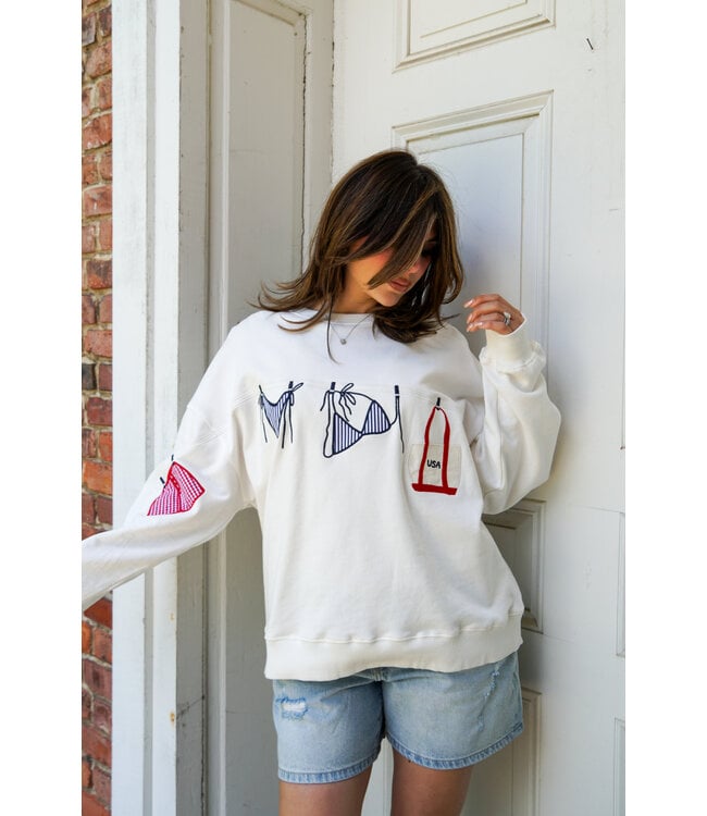 Lines Out Crewneck