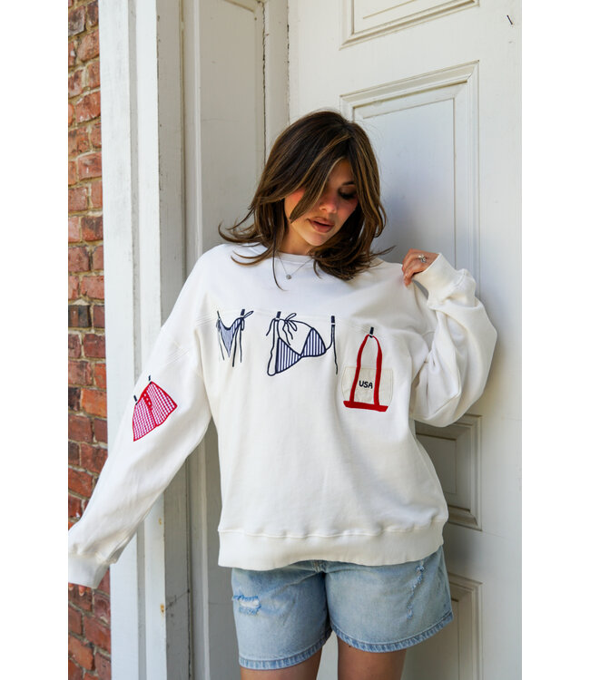 Lines Out Crewneck
