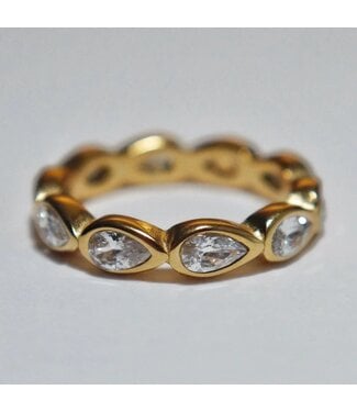 Teardrop Eternity Ring
