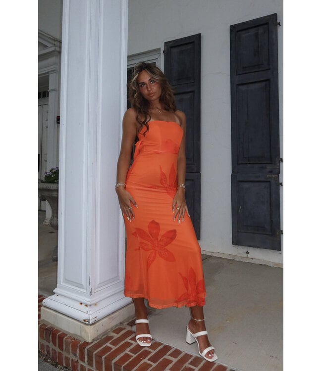 Aloha Bloom Midi Dress
