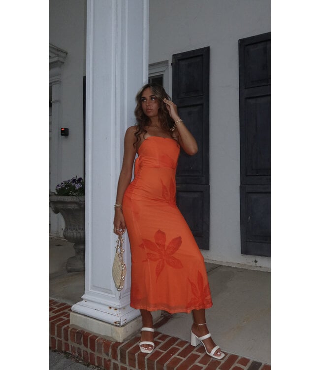 Aloha Bloom Midi Dress