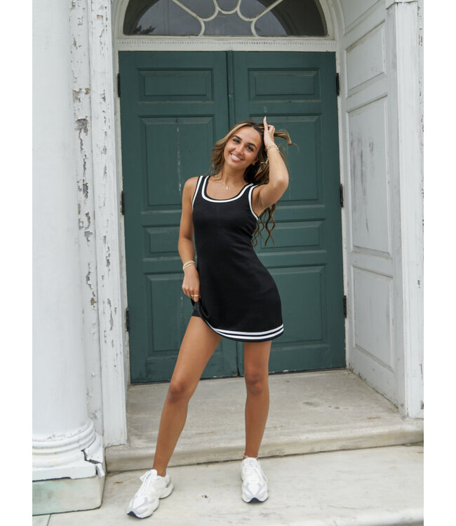 Set Point Sweetheart Mini Dress