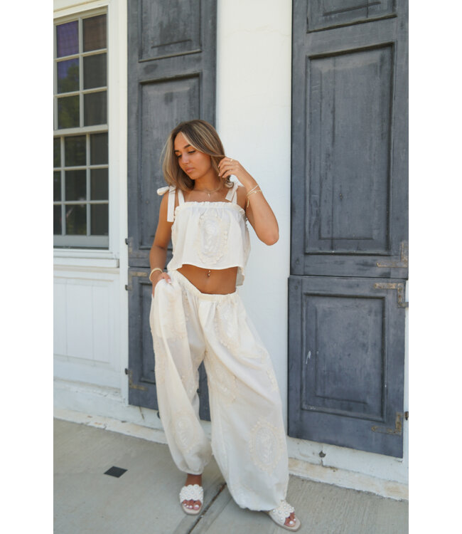 Hydrangea Season Pants