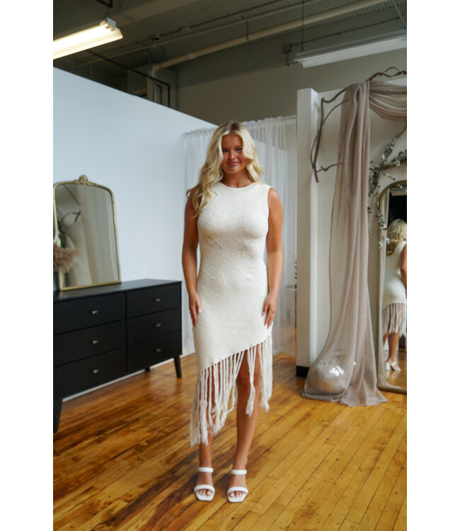 Fringe With Benefits Midi Dress