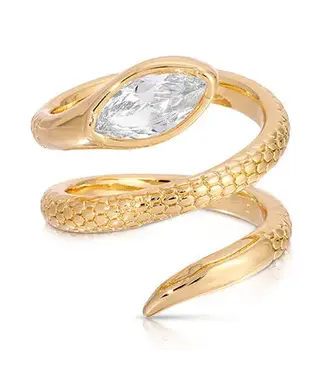 Marquise Coil Ring