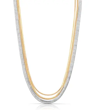 Metal Stands Necklace