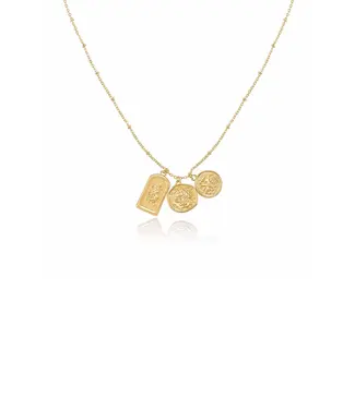 Coined Charm Necklace