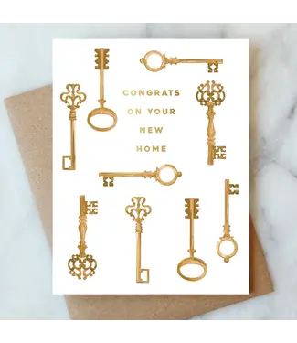 Keys Welcome Home Card