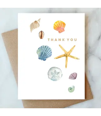 Shells Thank You Card